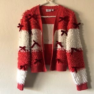 Fuzzy Vintage Cardigan Size Small